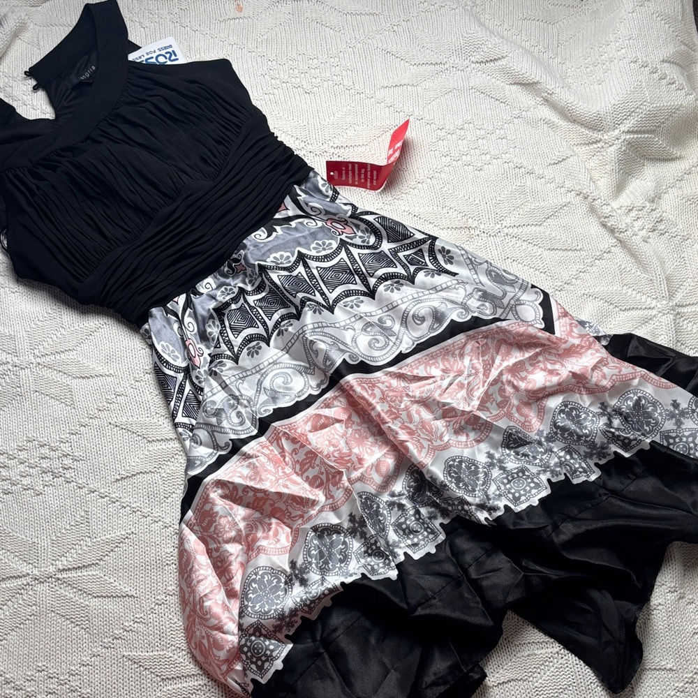 Signature by Sangria Black Dress